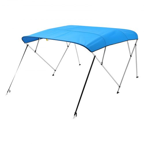 VEVOR Bimini Top Bootsverdeck Bootdach Sonnenverdeck Blau 4 Bögen 170-183cm