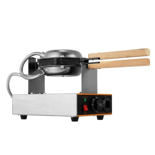 VEVOR Waffelmaschine Waffelautomat Backblech Waffeleisen 6 kg Waffelmaschine Waffelgröße Küchengeräte Kommerzieller Eierwaffeleisen Edelstahl