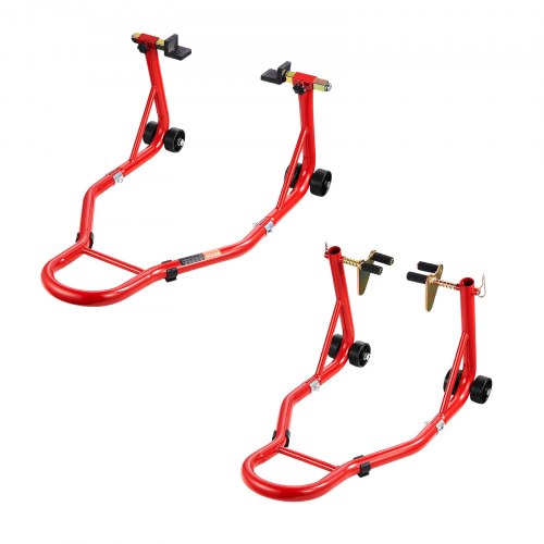 VEVOR Motorrad-Ständer vorne und hinten Spoolift Paddock-Schwinge Arm Rot 385kg