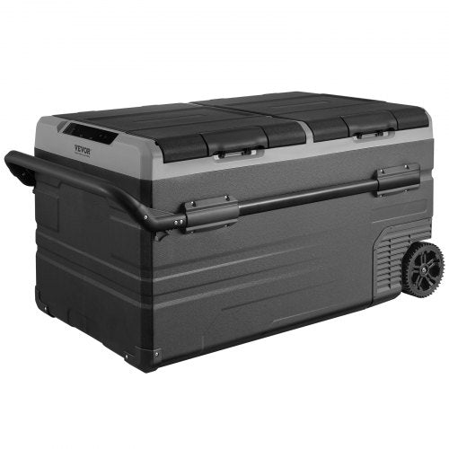 VEVOR Tragbarer Autokühlschrank Gefrierfach Kompressor 115L Dual Zone Camping