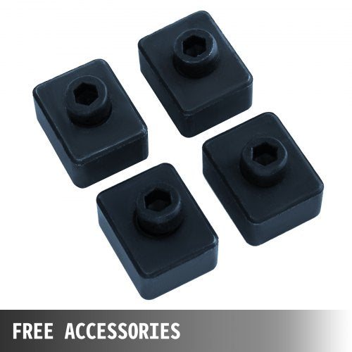 VEVOR Trennscheibe Durchmesser 150 mm Trennplatten-Set mit Grundabmessungen Horizontal 180 x 170 mm Trennplatten-Set für Drehtisch Höhe 80 mm