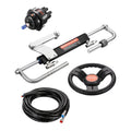 VEVOR 90 PS Hydraulisches Außenborder-Lenkset Lenksystem für Marineboote