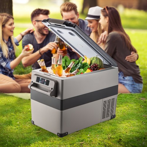 VEVOR Auto Kühlschrank 45L Kompressorkühlbox für Boot Lkw Auto usw Mini Kühlschrank 60W