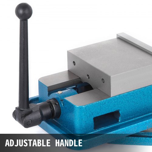 VEVOR Schraubzwingen-Schraubstock 125 mm, Tischschraubstock 125 mm, Bench Clamps 140 mm, Metall Professionelle Gusseisen Schraubstock für Säulenbohrer Breite Backen