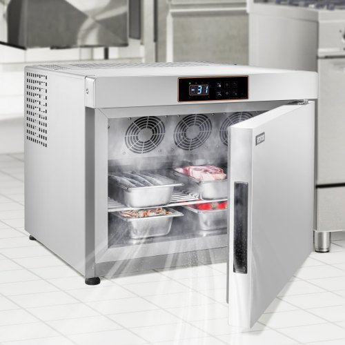 VEVOR 32L Kommerzieller Schockfroster 4 Tabletts Schockkühler Meeresfrüchte