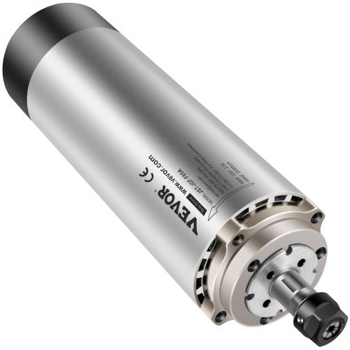VEVOR Spindelmotor CNC Spindelmotor Luftgekühlte 0,8 Kw, Luftkühlung Spindelmotor 220-250 V Luftgekühlter Motor für CNC Spannzangenfutter 0-24000 U/min Air Cooled Spindle Motor Wind Cooled