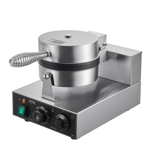 VEVOR Kommerzielles Waffeleisen Waffel Maker 1230W 4 Fächerfömige Waffeln