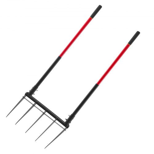VEVOR 5 Zinken Grabegabel Broadfork Spatengabel Forke Gartengabel 510x320mm