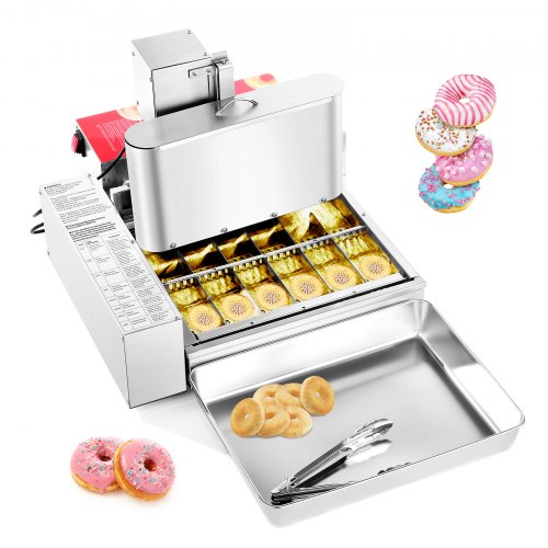 VEVOR Kommerzielle Automatische Donut Maschine Maker 6 Reihen 360 Stk./h