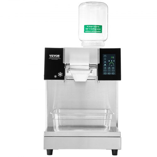 VEVOR Kommerzielle Schneeflocken-Eismaschine 180kg/24h Eisrasierer Touch-LCD