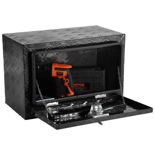 VEVOR Unterboden-Werkzeugkasten Lkw Werkzeugbox Anhängerbox 61x43x46cm Schwarz