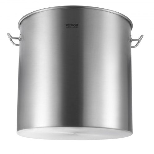 VEVOR Suppentopf Kochtopf Soßentopf 94,6L Edelstahl Kochen Soßen Korbdeckel