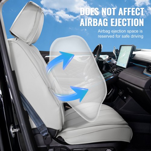 VEVOR-Sitzbezüge, universelle Autositzbezüge, Vorder- und Rücksitz, 13-teiliger Kunstleder-Sitzbezug, vollständig geschlossenes Design, abnehmbare Kopfstütze &amp; Airbag-kompatibel, Autos, SUVs, Lkws