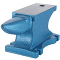 VEVOR Einzelhornamboss aus Gusseisen 45 kg robuster runder Hornamboss, Schmied, Juwelier, Metallschmied, Schmiedewerkzeug, Gusseisenamboss, Schmiedewerkzeuge und -ausrüstung Blau