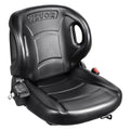 VEVOR Universal Traktorsitz aus PVC-Kunstleder und Polyurethanschaum Traktor Schleppersitz mit Sicherheitsgurt und Mikro-Sicherheitsschalter Fahrersitz Einzelsitz 160–340mm Schlitz