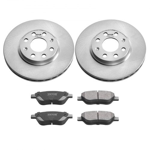 VEVOR Bremsbeläge Rotoren Set Vorderachse Opel Adam Corsa D Schrägheck