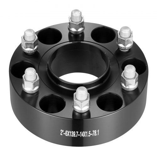 VEVOR 2 Zoll 6 x 5,5 Zoll Spurverbreiterungen Radadapter 6 Lug Geschmiedete