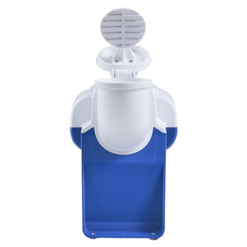 VEVOR Eiszerkleinerungsmaschine Eisrasiermaschine Eisrasierer 80 kg/h, ABS Eiszerkleinerungsrasierer 180 W, 410 x 172 x 275 mm Energieeinsparung Hersteller mit Kunststoffschale &amp; 2 Klingen