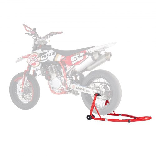 VEVOR Motorradständer Hinterradständer 385kg Heckspoolift Paddock Schwingarm Rot