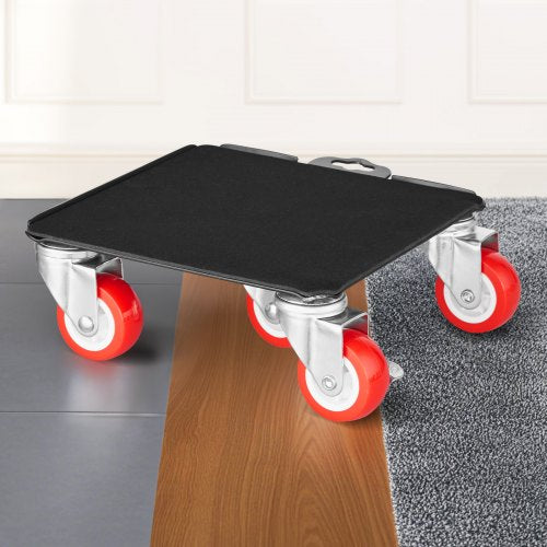 VEVOR Möbelroller Transportroller Möbelwagen Rollen mit 5 Rädern 198x198x75mm