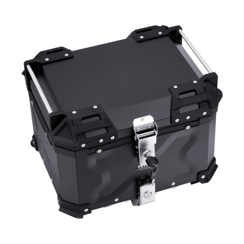 VEVOR Motorradkoffer Top Case Universal Motorrad Tasche 55L Topbox Aluminium