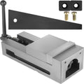 VEVOR Schraubzwingen-Schraubstock, 45 mm Backenhöhe 150 mm Kieferbreite Tischschraubstock, 29 KN Max. Spannkraft Werkbank Schraubstock, Schraubstock Drehbar aus Stahl, CNC Werkzeugmaschine Zubehör