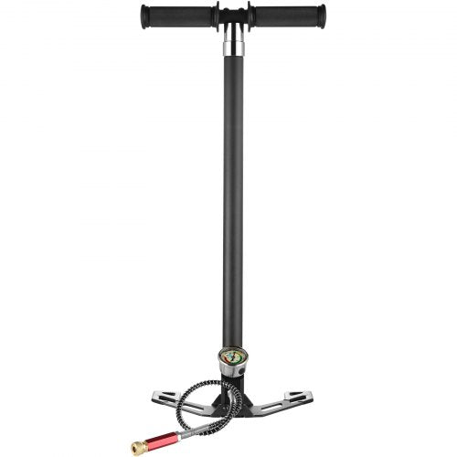 VEVOR PCP-Handpumpe, 4-stufig, 30 MPa 4500 PSI Hochdruck-PCP-Luftgewehr-Füllbügelpumpe mit Öl-Feuchtigkeitsfilter-Manometer, Edelstahl für Luftgewehre, Tauchflaschen, Paintball-Füllreifen