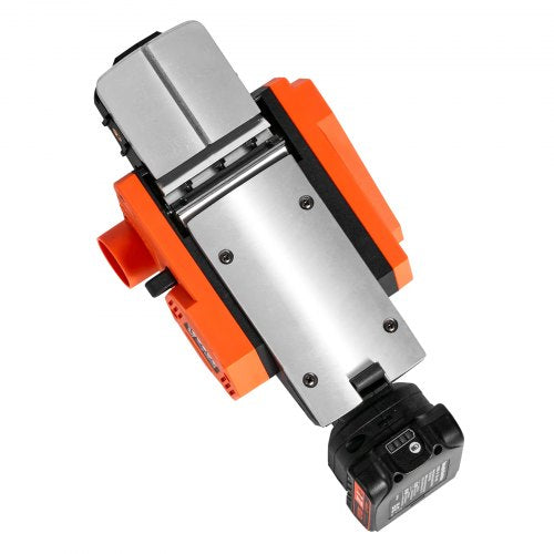 VEVOR Akku-Hobel 20V 800W Handhobel 82mm Breite Hobelmaschine 2mm Hobeltiefe Elektrohobel 16000U/min Einhandhobel mit HSS-Klingen und doppeltem Staubauslasssystem Hobekl Handhobelmaschine