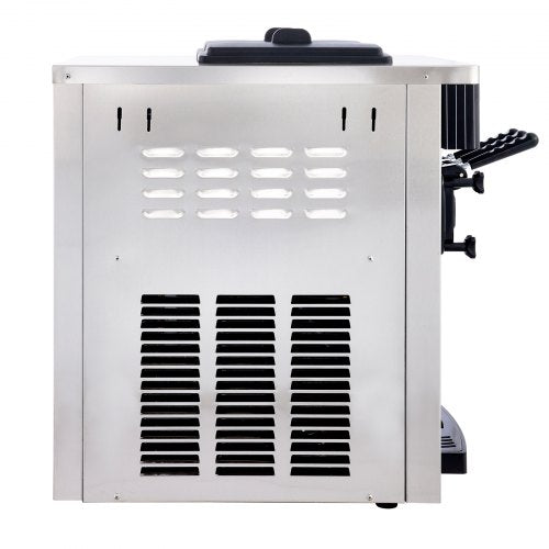 VEVOR Speiseeisbereiter Weiß Eismaschine 2200 W, 2 x 6 L Desktop Maschine Ice Cream Maker 220 V Speiseeisbereiter mit Eikegel Eierablage Edelstahl Maschine