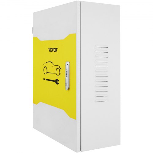 VEVOR Tesla-Ladestationsbox, 70 x 50 x 25 cm, Outdoor-Kabelbox, Ladebox, Kabel-Organizer, IP32 wasserdicht, staubdicht, Cool Roll Steel-Elektrogehäusebox, für Tesla-Wandanschluss