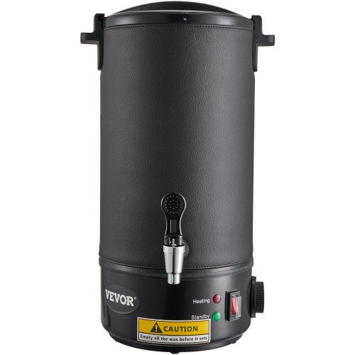 VEVOR Kerzenherstellung Kit Kommerzieller Elektrischer Wachsschmelzer 10 L, 1100 W Wachsschmelzgerät Kerzenherstellungsmaschine, DIY Kerzen Selber Machen Set inkl. Dochte, Kerzengießtopf, Löffel