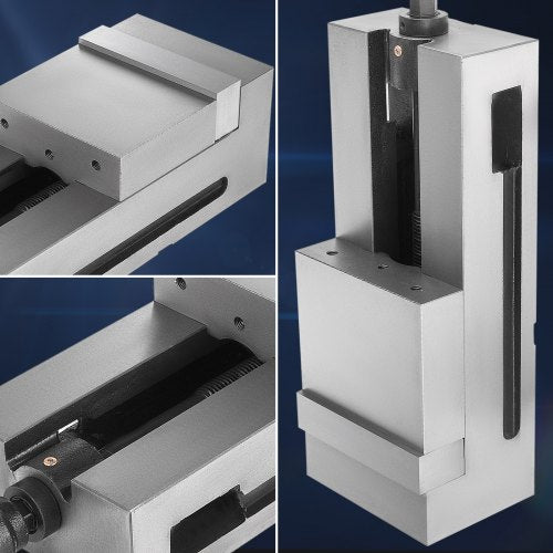 VEVOR Schraubzwingen-Schraubstock, 45 mm Backenhöhe 150 mm Kieferbreite Tischschraubstock, 29 KN Max. Spannkraft Werkbank Schraubstock, Schraubstock Drehbar aus Stahl, CNC Werkzeugmaschine Zubehör