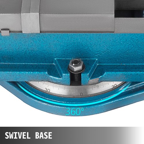 VEVOR Schraubzwingen-Schraubstock 100 mm, Tischschraubstock 100 mm, Bench Clamps 16 kg, Metall Professionelle Gusseisen Schraubstock für Säulenbohrer Breite Backen
