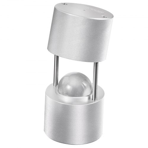 VEVOR Eiswürfelbereiter Eiswürfelformen Satz 60 mm, Eiswürfelform Eiskugelform mit Tropfschale &amp; Eiszange &amp; Glas, Strapazierfähige Eiswürfelformen Eiswürfelbehälter Silber Whisky, Americano