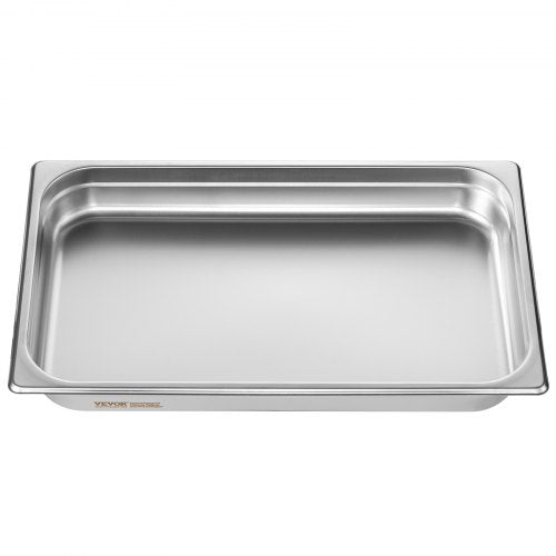 VEVOR 6er-Pack Hotelpfannen Gastronormbehälter Edelstahl 530x328x67mm 9,25L
