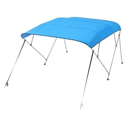 VEVOR Bimini Top Bootsverdeck Bootdach Sonnenverdeck Blau 4 Bögen 170-183cm