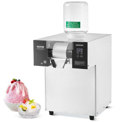 VEVOR Kommerzielle Schneeflocken-Eismaschine 175kg/24h Eis Rasierer Edelstahl