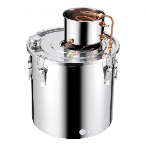 VEVOR 50L Alkohol Destilliergerät Destillierer Moonshine Still Edelstahl