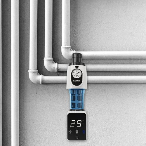 VEVOR Spin-Down-Filter, 40 Mikron-Sedimentfilter für das ganze Haus für Brunnenwasser, 3/4 Zoll GM + 1 Zoll GM, 4 T/H hohe Durchflussrate, für Wasserfiltersysteme für das ganze Haus