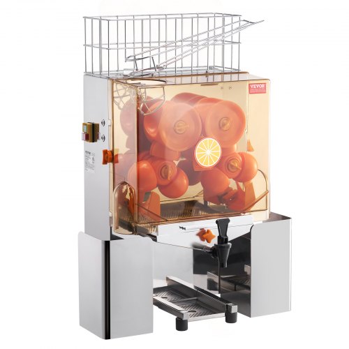 VEVOR Kommerzielle Orangensaftpresse, 120 W, Saftpresse, Extraktor, Wasserhahn