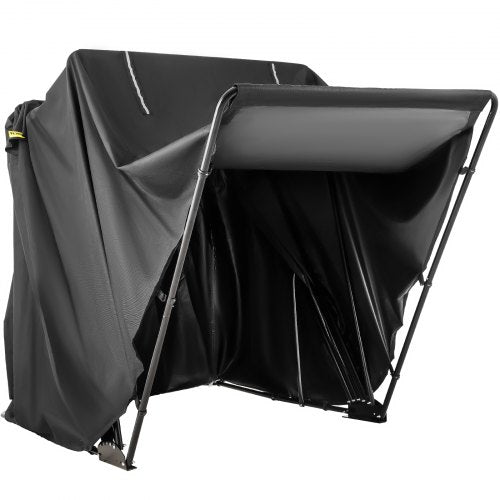 VEVOR Motorradabdeckung 600D Motorradgarage Oxford Rollabdeckung wasserdicht