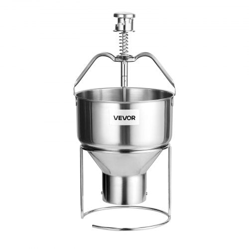 VEVOR Manueller Donut-Trichter Donut-Teigspender Edelstahl2,4L Einstellbar