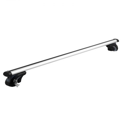 VEVOR Dachträger Universal Dachgepäckträger Auto Alu Querträger 90 kg Tragkraft, für erhöhte Seitenschiene mit Lücke, passend Innenabstand des Dachbalkens 19-113cm, Rohrdurchmesser 28-68 mm