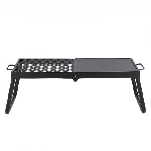 VEVOR BBQ Gills Holzkohlegrill Klappgrill Tischgrill 570 x 285 x 230 mm, 6 kg Belastbar Tragbarer Reisegrill Outdoor Campinggrill 300 ℃, Grillgitter + Grillplatte für Gartenpartys, Picknick, Terasse