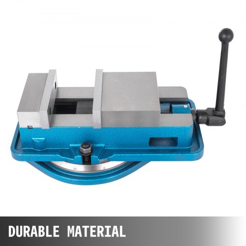 VEVOR Schraubzwingen-Schraubstock 125 mm, Tischschraubstock 125 mm, Bench Clamps 140 mm, Metall Professionelle Gusseisen Schraubstock für Säulenbohrer Breite Backen