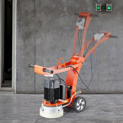 VEVOR Betonbodenschleifer 10 Zoll handgeführte Poliermaschine 3,0 PS