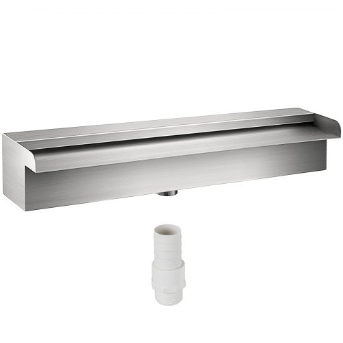 VEVOR Schwalldusche Poolfontäne Wasserfall 11,8x4,5x3,1 Poolbrunnen 1,3 Wasserfontäne 0,87 Dekoration Gartenteich