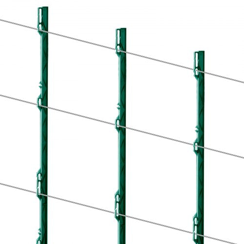 VEVOR 500m Weidezaundraht Aluminium Alu Draht Weidedraht Weidezaun 45kg Zugkraft