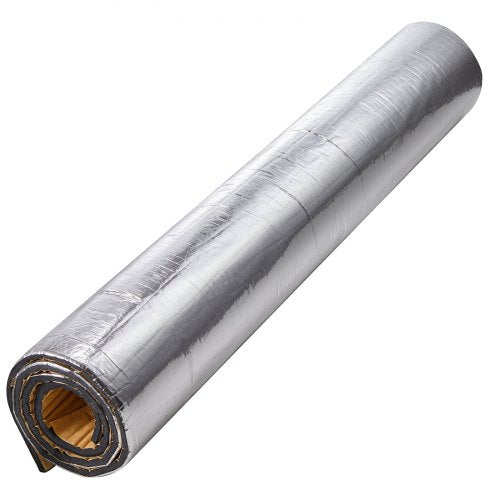 VEVOR Dämmmatte Auto 1,5m² Antidröhnmatte 1520x1000mm Fahrzeugdämmung 400mil (10mm) Stärke Aluminium-Folie Schallschutzmatte Hitzebeständig Lärmschutz Akustikdämmung Geräuschdämmung 1xRolle
