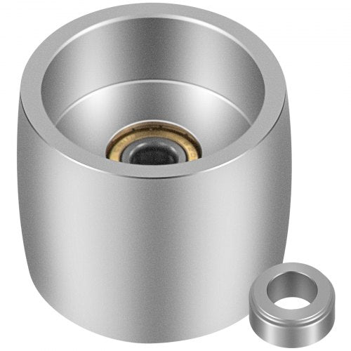 VEVOR CNC gefrästes Riemenschleifer-Set für Messerschleifer,Bandschleiferscheiben 100 mm Antriebsrad 75 mm Nachführrad Schleifer Riemenschleifer-Set 50